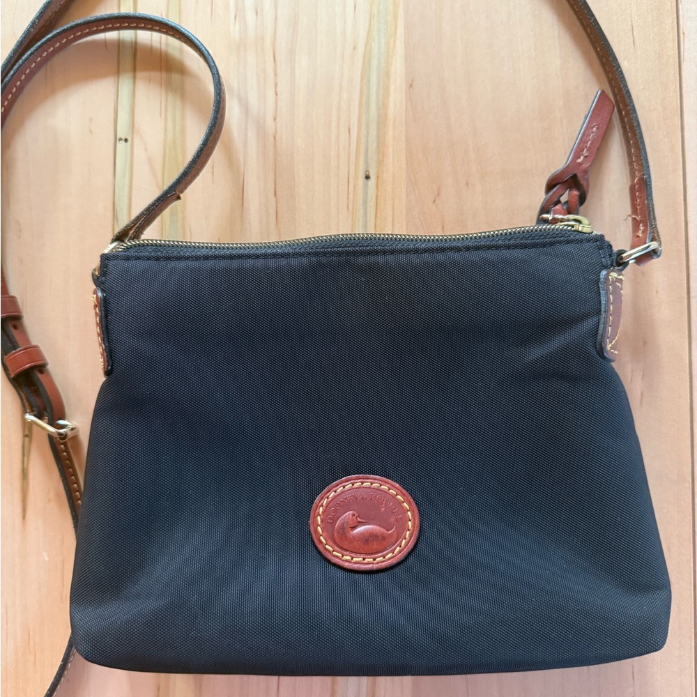 Dooney & Bourke Black Nylon Crossbody Bag